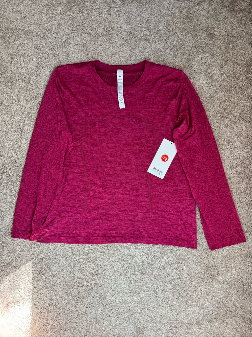 Lululemon Swiftly Relaxed Long Sleeve — Raspberry Rave 🍓 - Picture 2 of 5